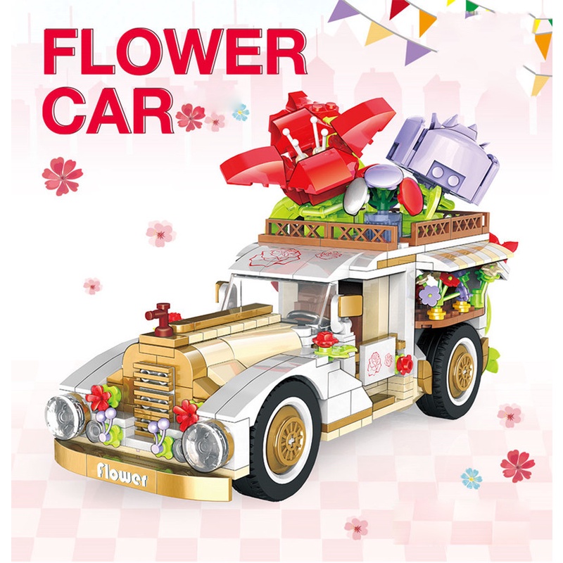 Bộ Đồ Chơi Lắp Ráp Xe Hơi 500 Mảnh Độc Đáo Thú Vị