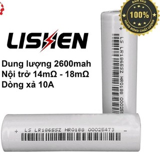 Cell pin lishen xám 2500mah xả 5C