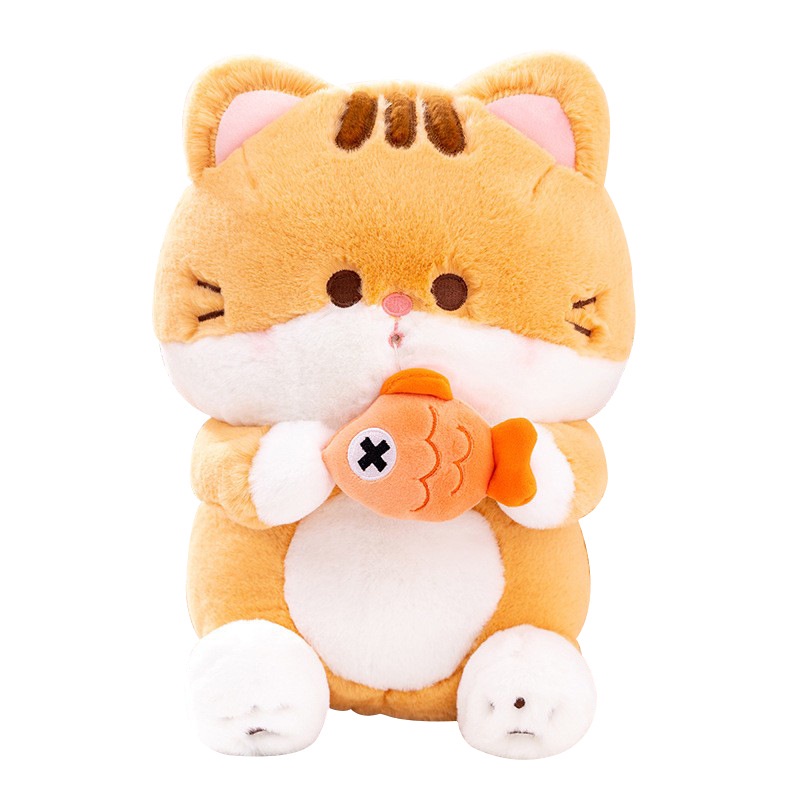 Đồ chơi nhồi bông Hình Mèo Hoạt Hình Đáng Yêu