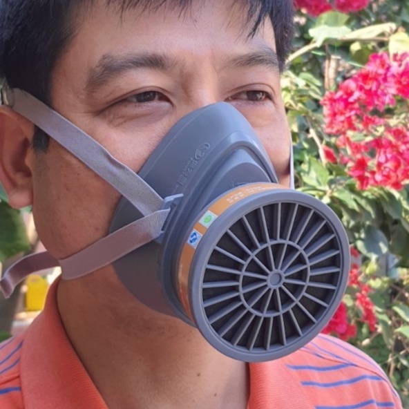 MẶT NẠ CHỐNG ĐỘC 3M- 3700 ĐẦY ĐỦ PHỤ KIỆN, THÍCH HỢP PHUN THUỐC SÂU, PHUN SƠN, CHỐNG BỤI ĐỘC