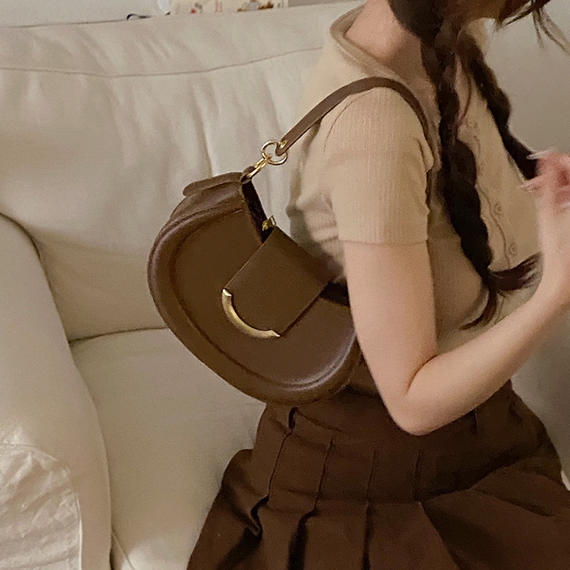 Túi xách IELGY dáng yên ngựa thiết kế thời trang cho nữ