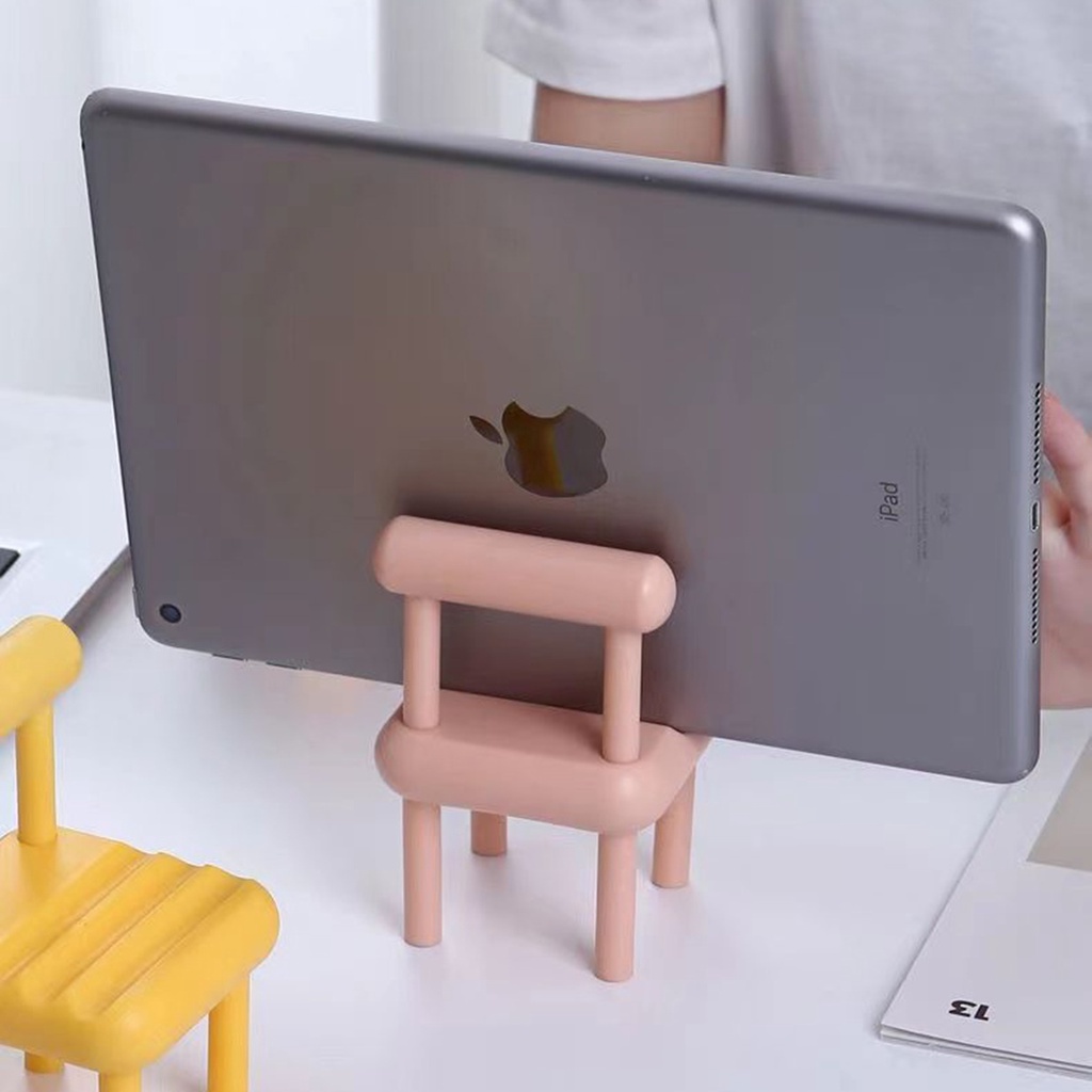 Giá Đỡ Hình Ghế Ngồi Dành Cho Điện Thoại, Máy Tính Bảng - Giá Đỡ Đa Năng - Đồ Trang Trí Bàn Làm Việc