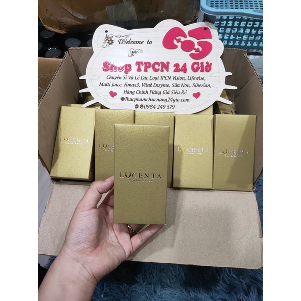 NHAU THAI HƯƠU LUCENTA PLUS PLACENTA THỰC PHẨM CHỨC NĂNG 24 GIỜ