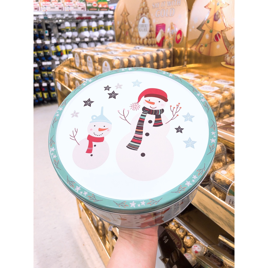 Mẫu Noel, Giáng Sinh, Christmas butter and chocolate chip cookies 680g