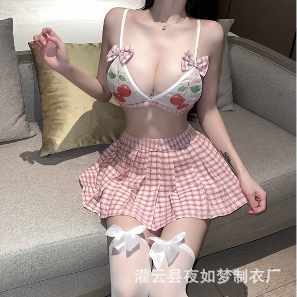 Cosplay hóa trang học sinh sexy quyến rũ gợi cảm kèm full phụ kiện mã 686