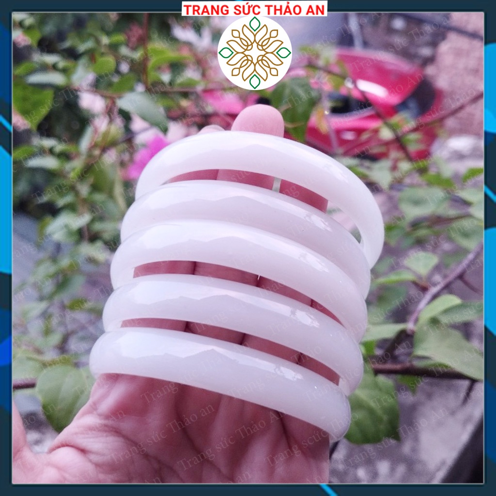 Vòng Tay Phong Thuỷ Lên Màu Mã Não Full Size - Tặng Kèm Hộp Đựng