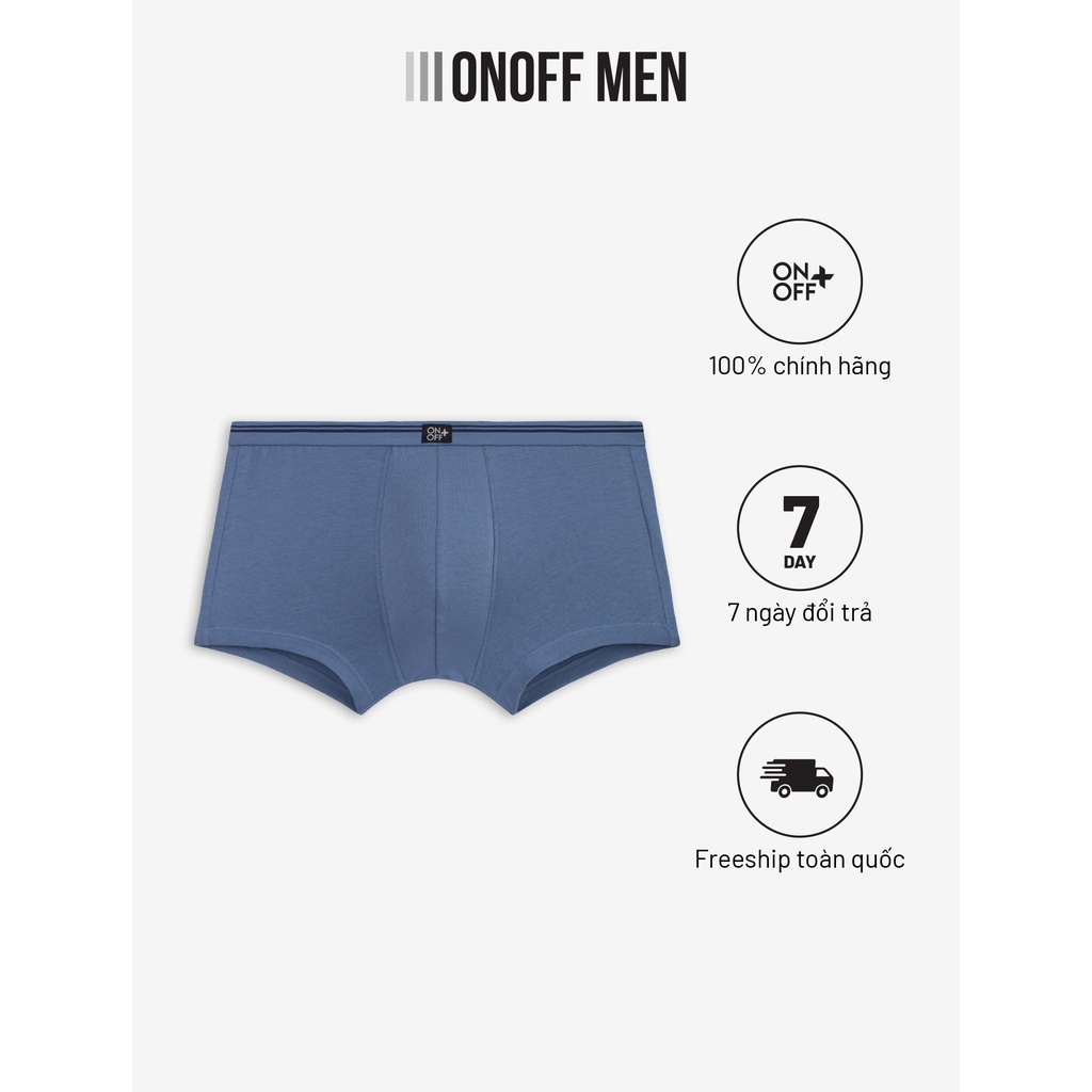 Quần lót nam cotton dáng trunk cao cấp hàng chính hãng ONOFF - 18UO22A018