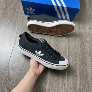 Giày adidas nizza trefoil black gz7290