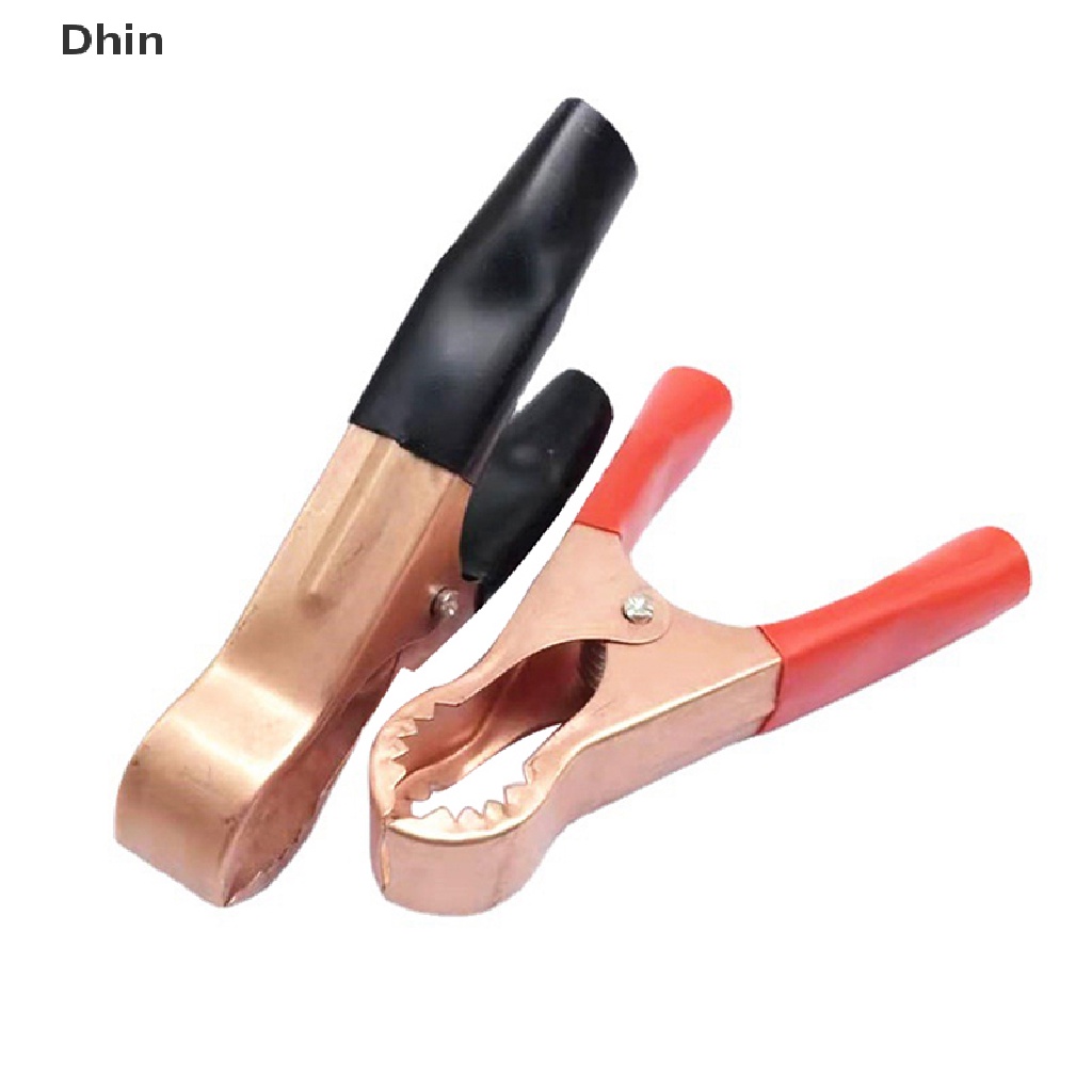 Bộ 2 Kẹp Cá Sấu Thử Điện 30A Màu Đỏ + Đen Chuyên Dụng Cho Xe Hơi