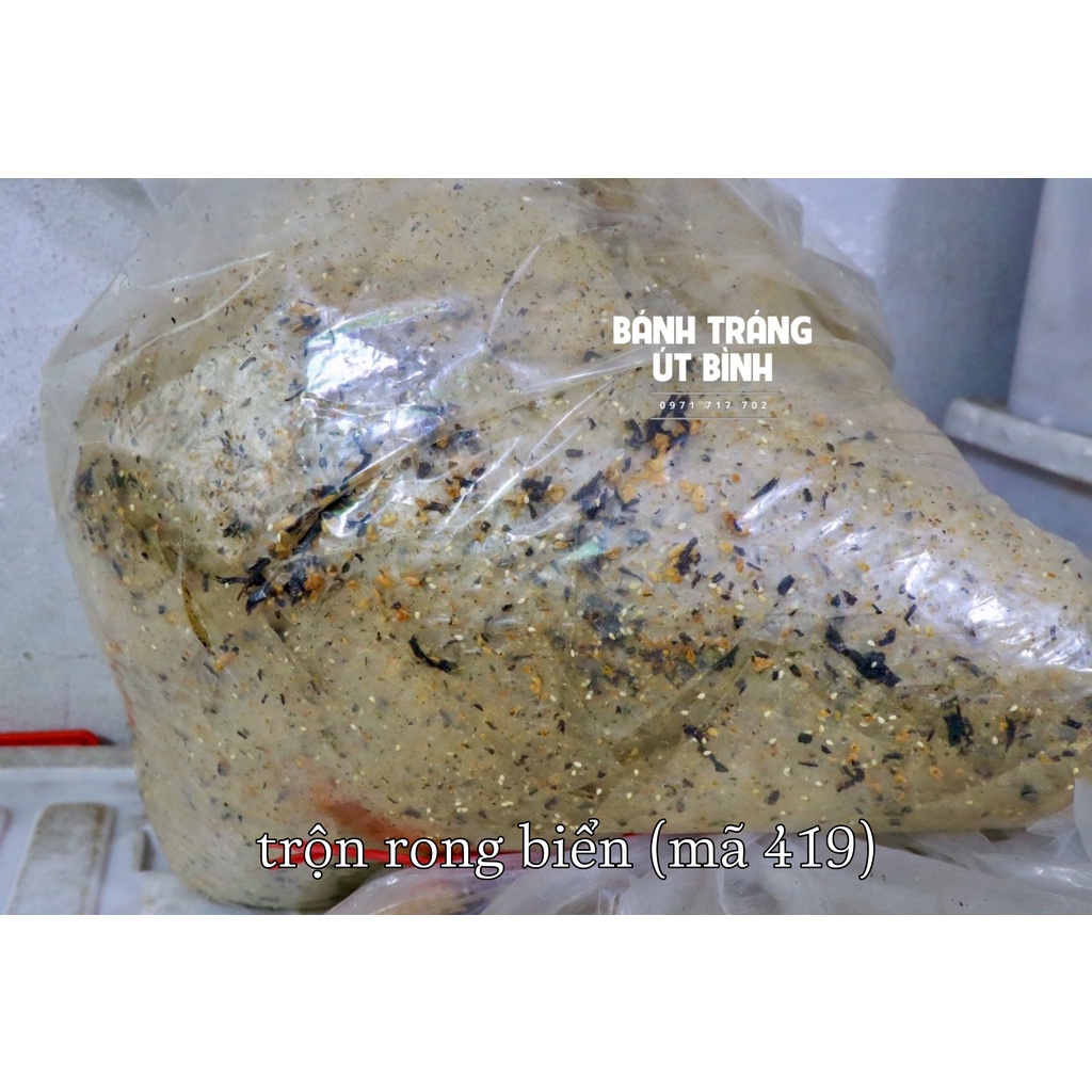 500gr Bánh Tráng Trộn Rong Biển Út Bình