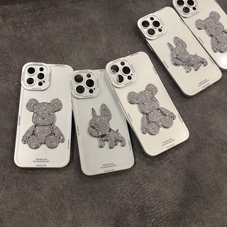 Ốp iphone bear brick, gấu lấp lánh, bling bling, đủ dòng iphone