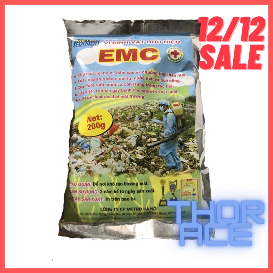 Chế phẩm xử lý rác EMC khử triệt để mùi hôi rác thải