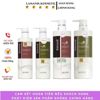 Dầu gội collagen karseell maca phục hồi tóc mềm mượt, ngăn gàu, kiềm dầu, size: 500ml – 800ml