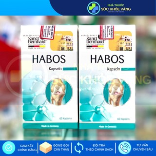 Habos Kapseln - Viên Uống Hỗ Trợ Xương Khớp, Bổ Khớp, Giảm Thoái Hoá, Khô Khớp (Hộp 60 viên)