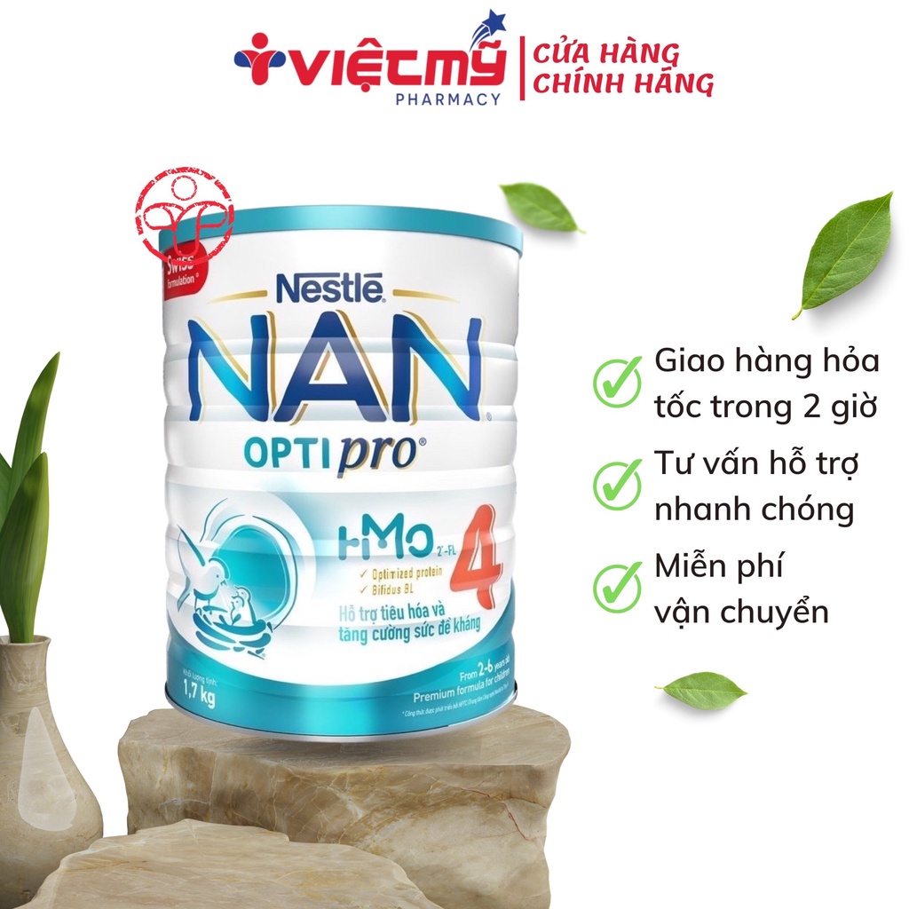 Sữa Bột Nestle NAN Optipro 4 của Nga (800g) Việt Mỹ Pharmacy