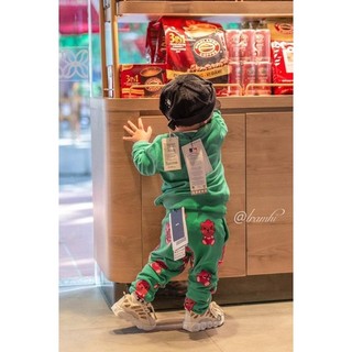 Bộ gấu B xanh lá