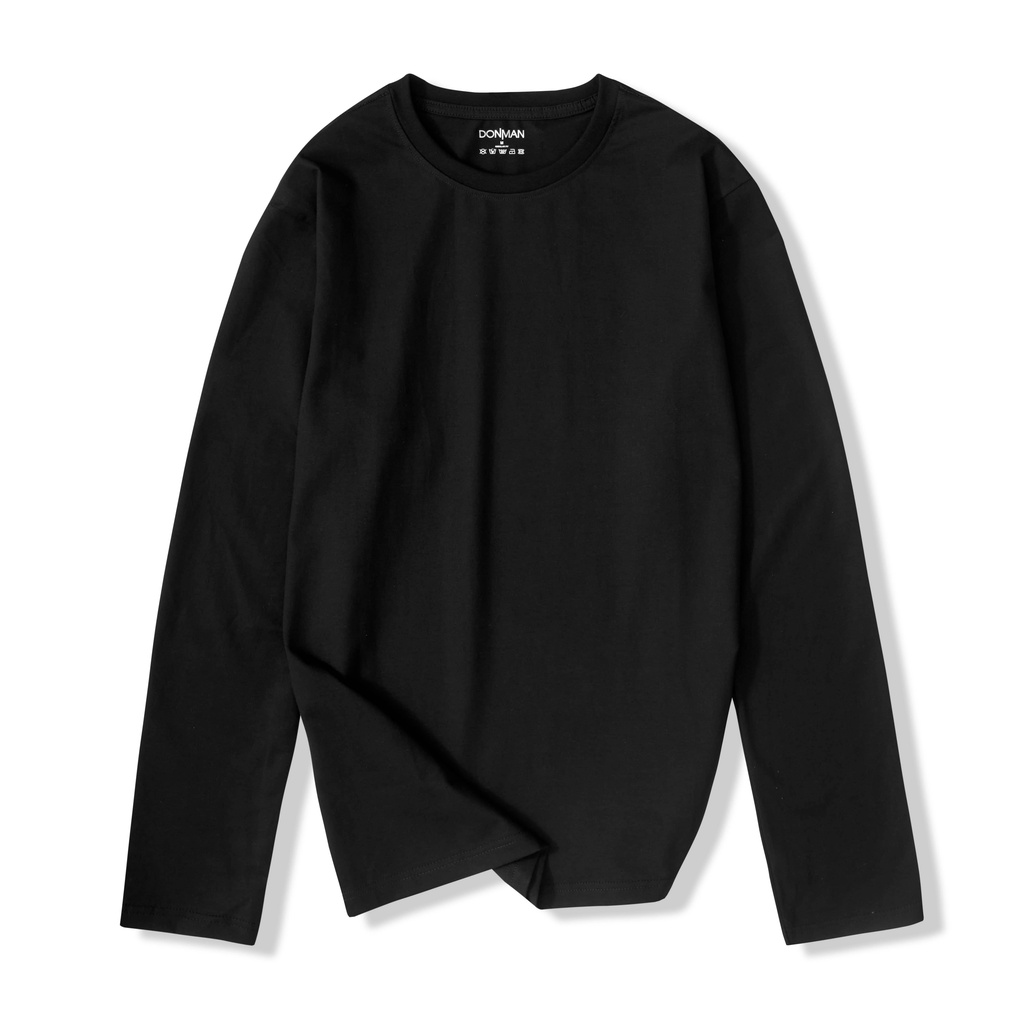 Áo thun Tay dài nam 100% cotton nhiều màu co giãn chất vải mềm mịn, hợp dáng dễ phối đồ - V220