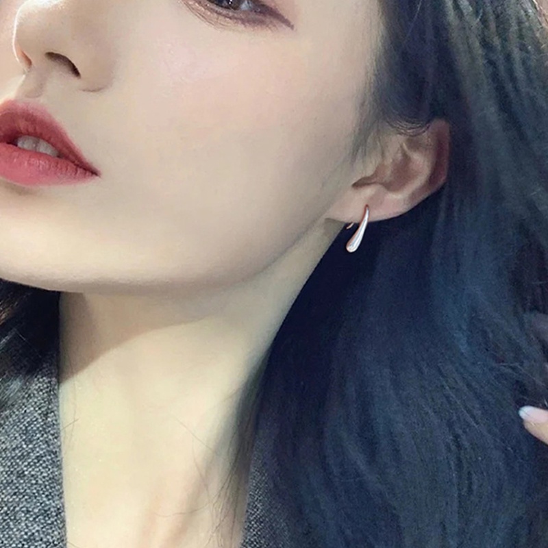 Khuyên Tai Giọt Nước Đính Đá Thời Trang