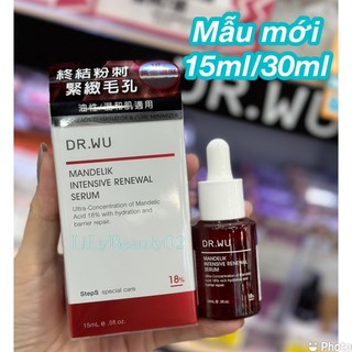 (Bill DR.WU ) Serum Tái Tạo Da Dr. Wu mandelic acid 18%