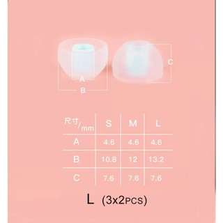 DUNU Candy Eartips/Silicone Eartips(3pairs)/ L/M/S