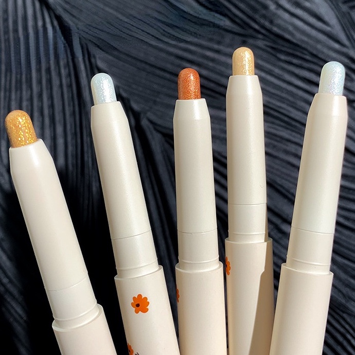 Xixi Bút Kẻ Mắt Bắt Sáng Màu Xanh Dương / Vàng / Bạc Ánh Nhũ Mượt Mà Lâu Trôi