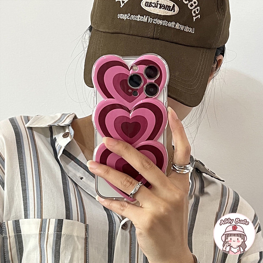 Ốp Điện Thoại TPU Mềm Siêu Mỏng Chống Sốc Họa Tiết Trái Tim Cho IPhone 14 Pro Max 11 7Plus 13 12 11 Pro Max X XS XR