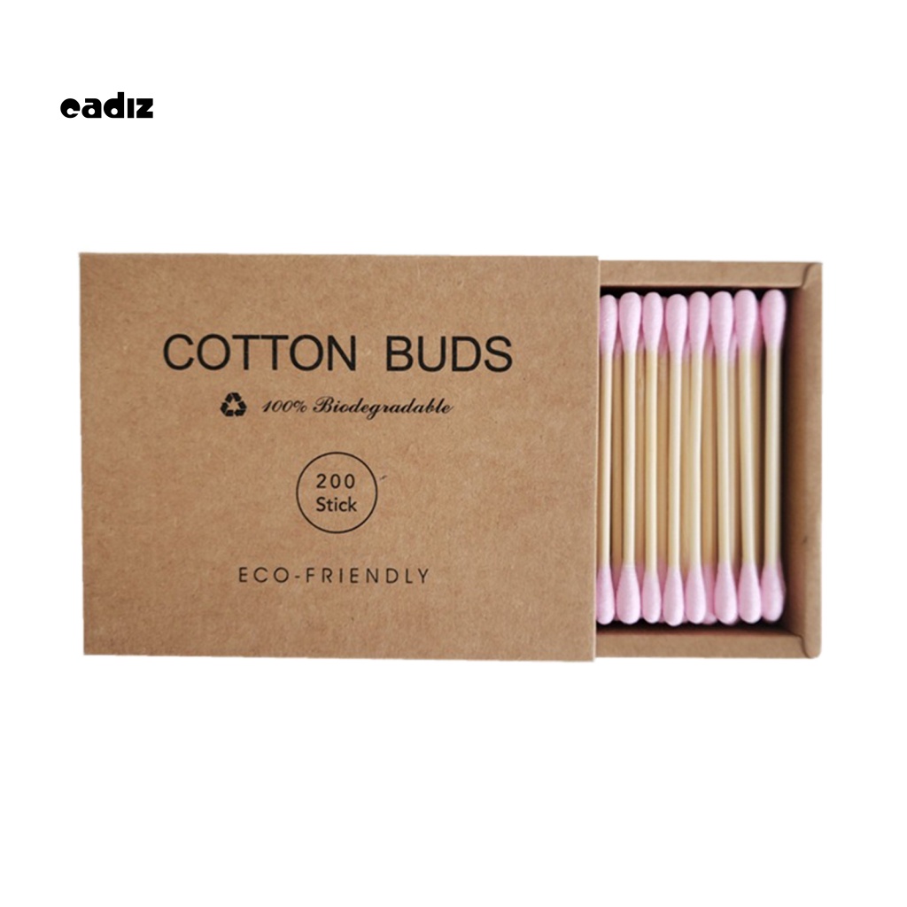 1 Hộp Tăm Bông Trang Điểm Mềm Mại Nhỏ Gọn Tiện Lợi