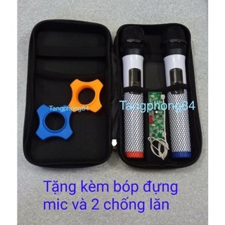 [Mã ELHACE giảm 4% đơn 300K] Micro không dây cho loa kéo - tặng kèm bóp đựng mic và chống lăn
