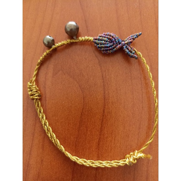 2 Vòng tay lắc tay handmade by BN từ chỉ kim tuyến cao cấp bracelet heart vòng tình bạn friendship b