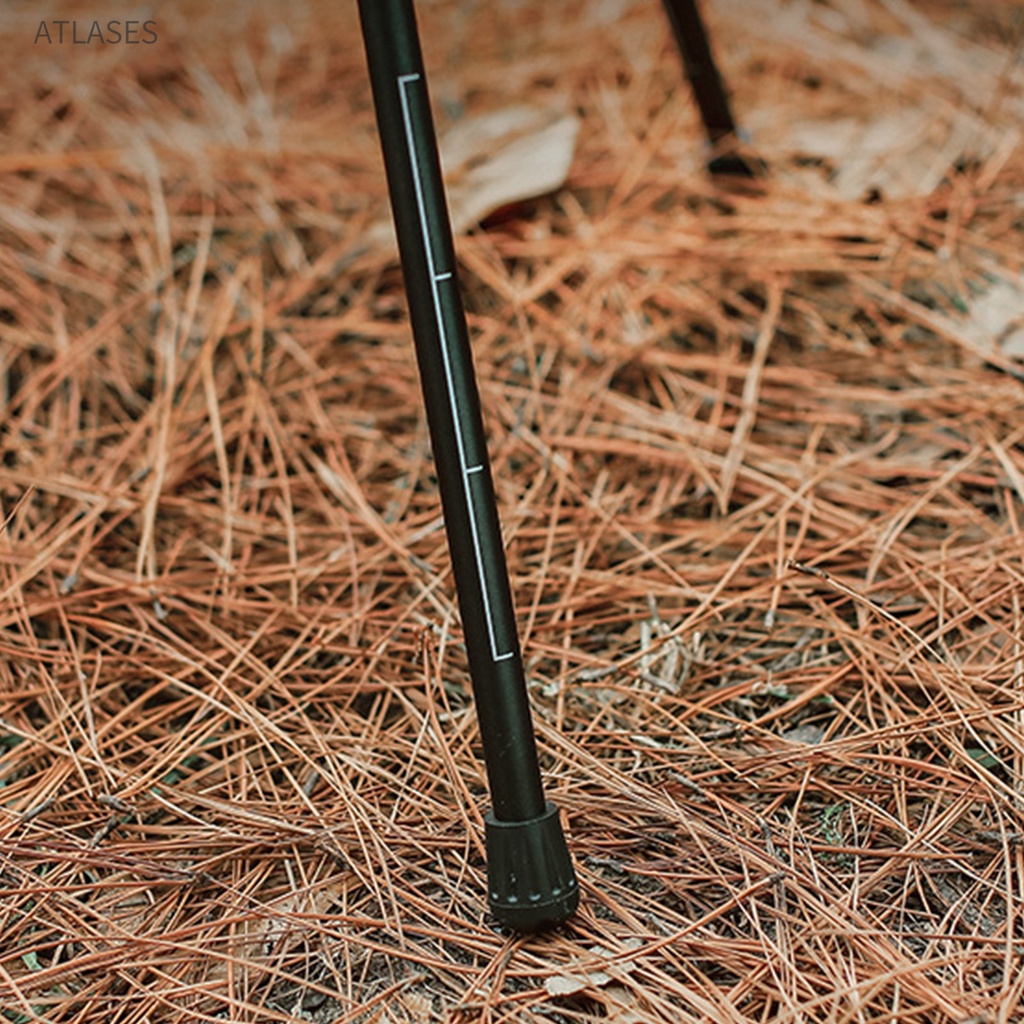 Bàn Gấp Tròn Màu Đen Hợp Kim Nhôm Có Thể Nâng Siêu Nhẹ Cắm Trại Cho Du Lịch Dã Ngoại Ngoài Trời   Atlases~