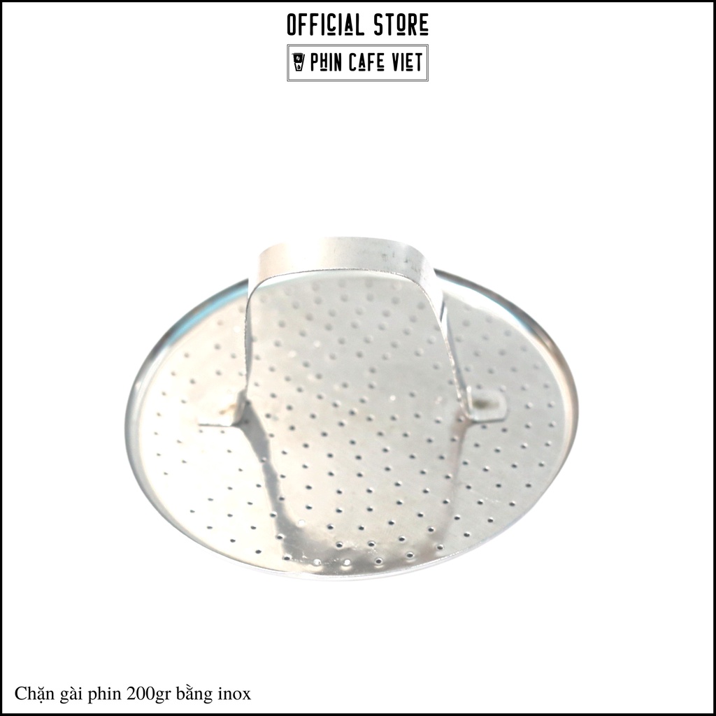 Tim, ruột, lõi, chặn gài, nén phin cà phê bằng inox đường kính 10cm dùng cho phin có đường kính miệng 12cm  (Loại dà
