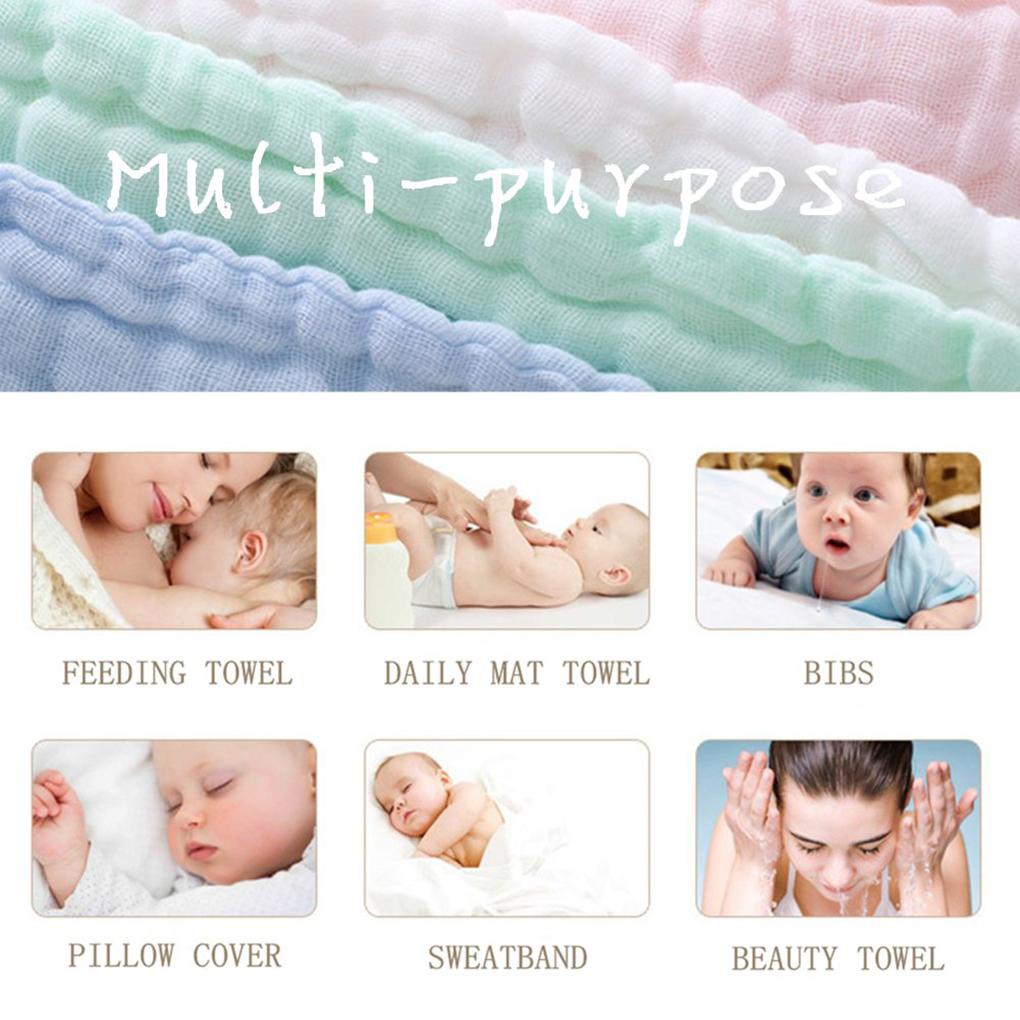 Chăn Quấn Cotton Muslin Kích Thước 105x105cm Dùng Khi Đi Du Lịch Cho Bé