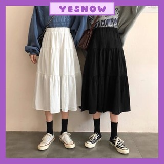 Chân váy tầng from dài Ceci Skirt from chuẩn dễ mix có 2 màu trắng và đen