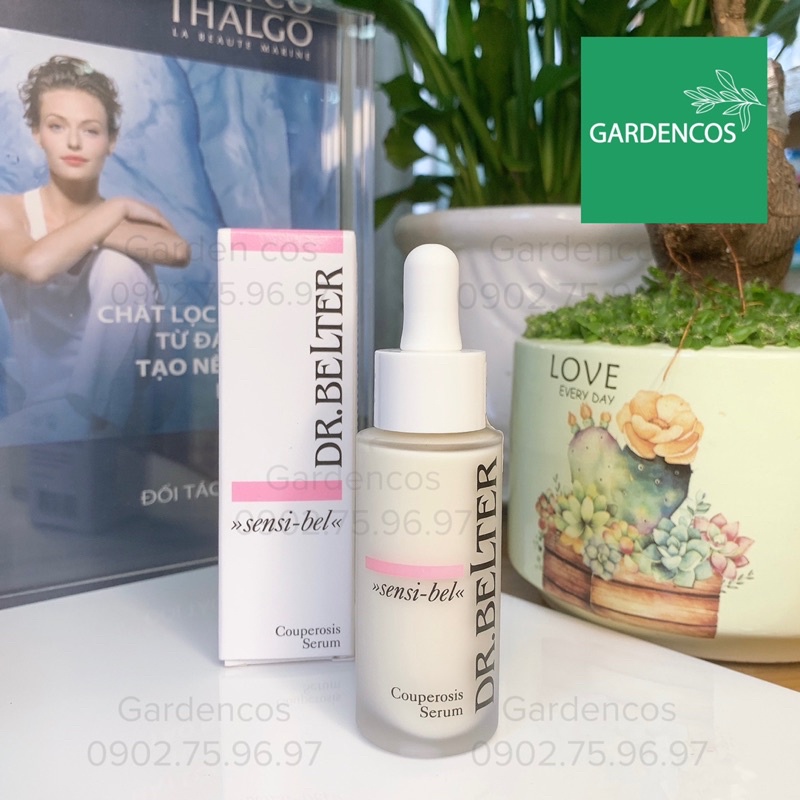 Tinh Chất Dành Cho Da Mỏng Đỏ Nổi Mao Mạch Dr Belter Sensi – Bel Couperosis Serum 30ml - Gardencos