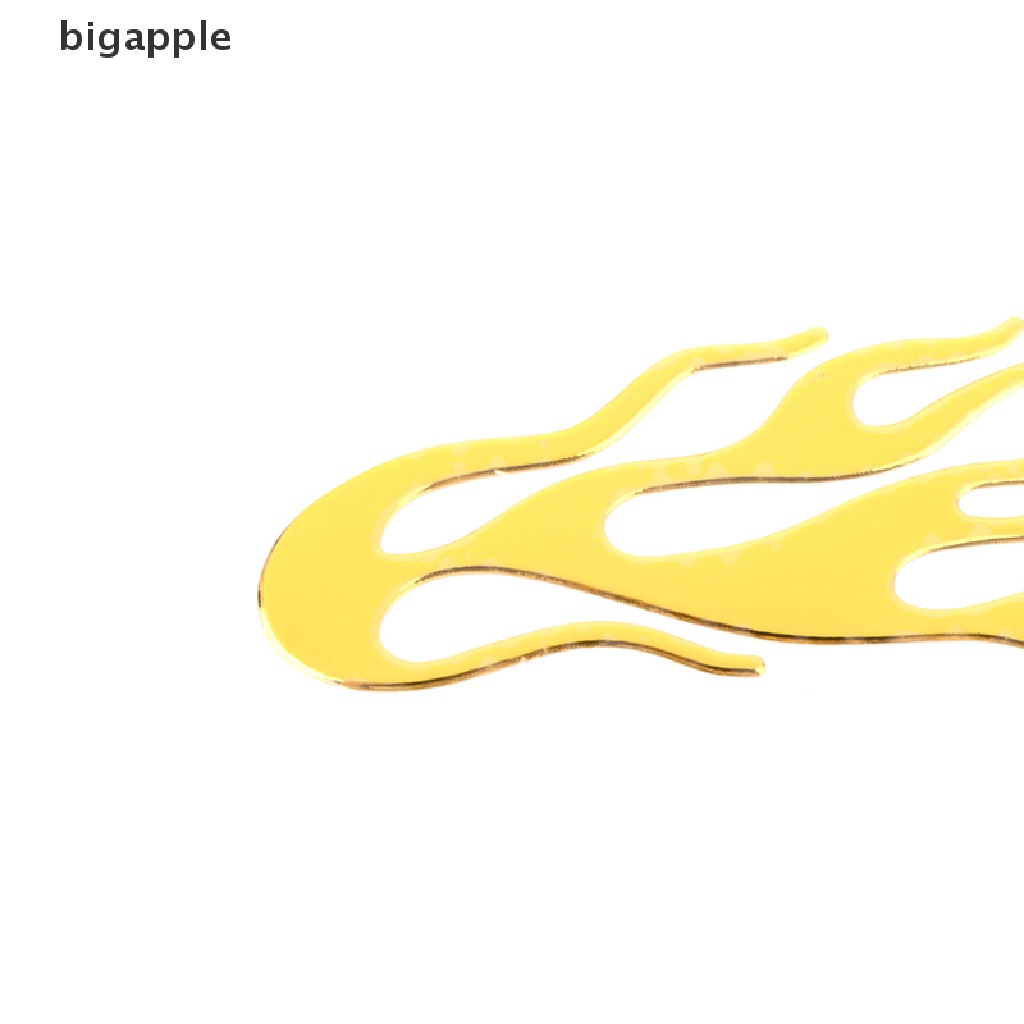 Miếng Dán Đề Can Vinyl Hiệu Ứng Lửa 3d Phản Quang Kích Thước 20 * 4CM Trang Trí Xe Hơi Xe Máy