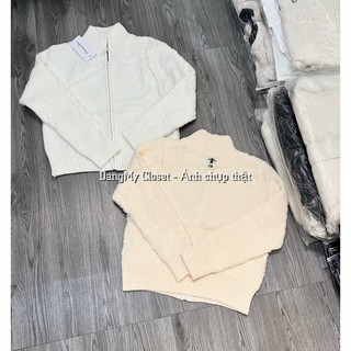 ( HÀNG QUẢNG CHÂU L1 ) Áo len khoá be