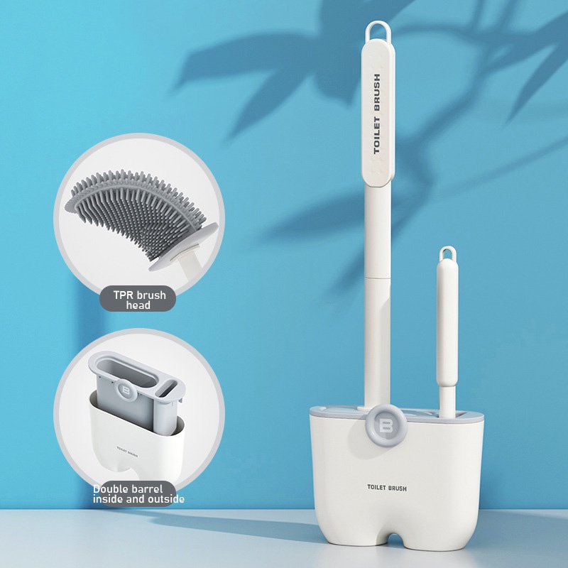 Munroe Mới Bàn Chải Vệ Sinh toilet Bằng Silicon Không Cần Khoan Tường Đa Năng