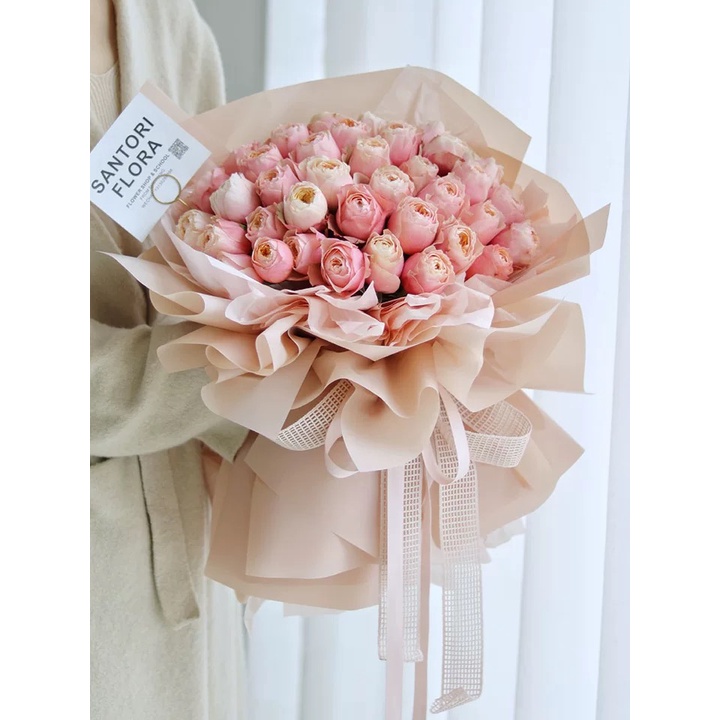 Giấy gói hoa bóng mờ 1 mặt