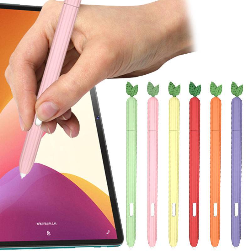 Ốp Máy Tính Bảng Bằng Silicone Mềm Có Ngăn Đựng Bút Cảm Ứng Cho Samsung Galaxy Tab S7 S6 S6 Lite