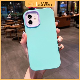 Ốp lưng điện thoại xanh ngọc cho dòng máy IPhone 11/ 11promax/ 12/ 12pro/ 12 promax/ 13/ 13pro/ 13promax