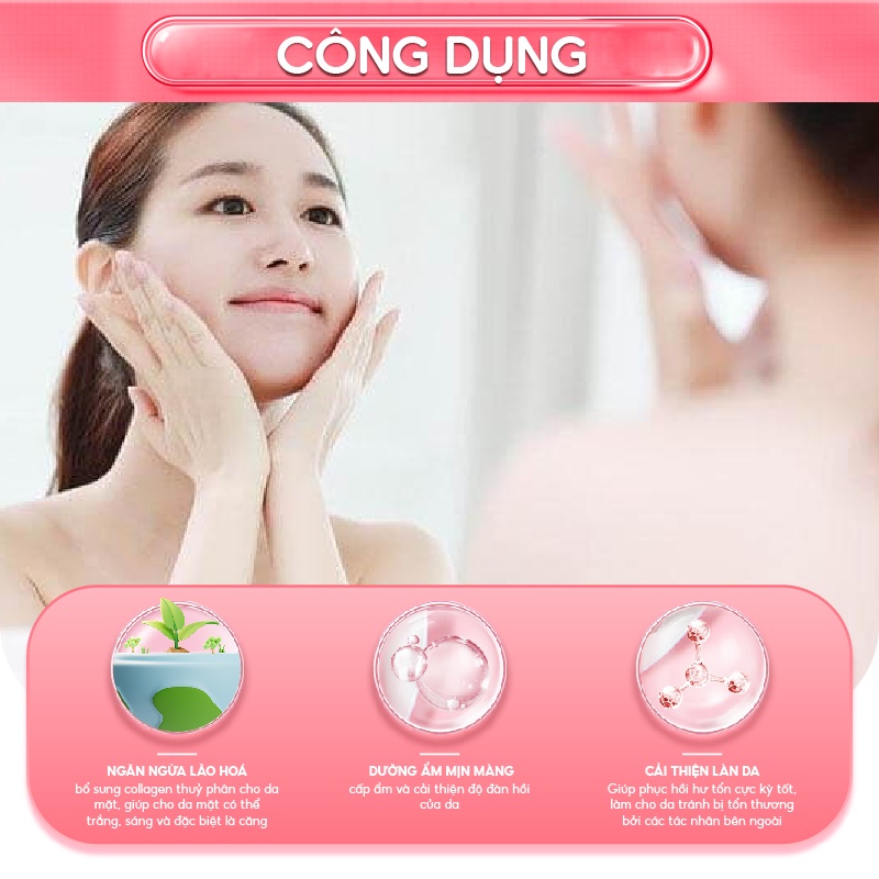 Mặt Nạ Giảm Mụn Trắng Da Dưỡng Ẩm Dưỡng Da Giấy Chống Lão Hóa Cellderma Ninetalks Hydrogel Mn34