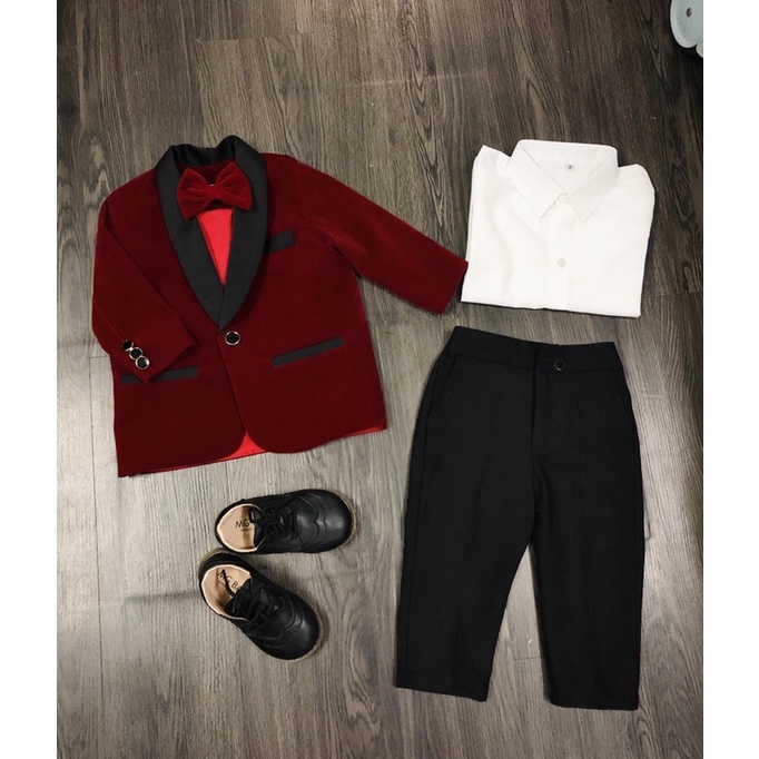 Vest Nhung cho bé trai