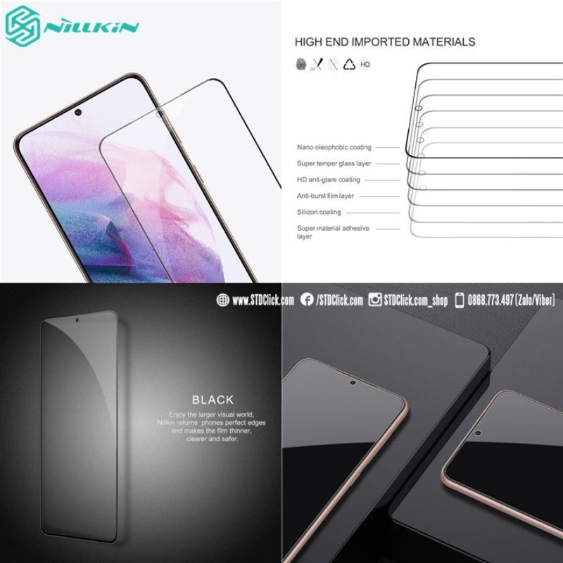 Kính cường lực full màn hình CP+ PRO SamSung Galaxy S23 Fe,S23,S23 plus, S22,S22 plus, S21, S21+ Plus chính hãng Nillkin
