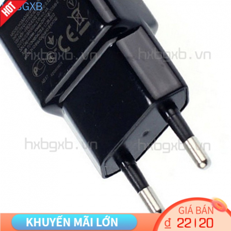 Bộ Sạc 1a 1000mah Phích Cắm Chuẩn Eu Tiện Dụng Chất Lượng Cao