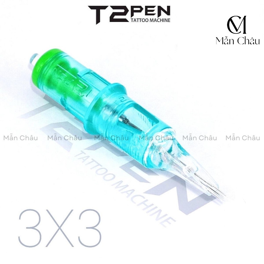 Kim đạn máy Pen xăm T2 3B3  cho xăm và phun xăm tạo hạt, đánh bóng cao cấp lẻ 1 cây