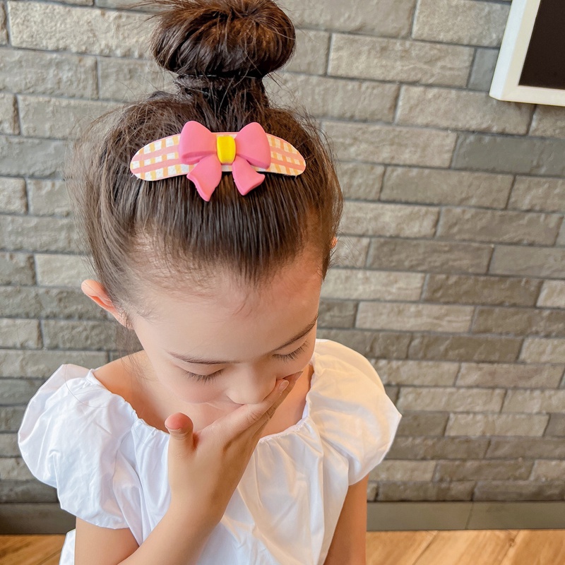 Kẹp Tóc Họa Tiết Hoạt Hình Phong Cách Hàn Quốc Xinh Xắn Cho Bé Gái