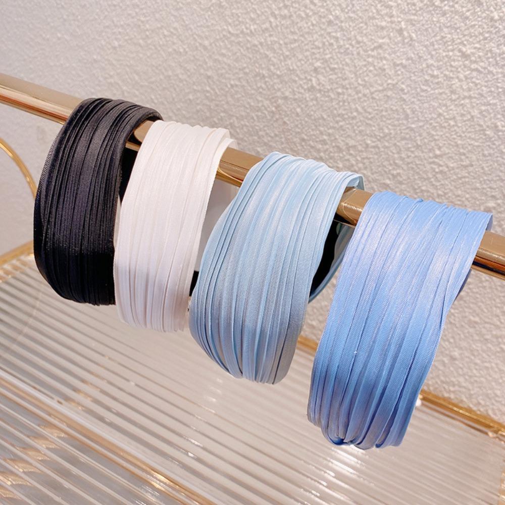 ANEMONE Băng Đô Cài Tóc Xếp Ly Đơn Giản Tinh Tế Thời Trang Cho Nữ