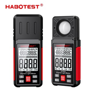 Máy đo độ sáng kỹ thuật số HABOTEST HT603 200.000 Lux với độ ẩm môi trường và nhiệt kế Lux