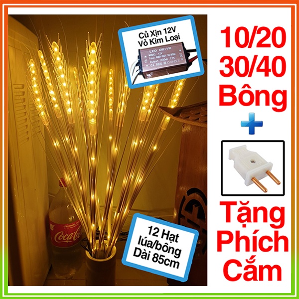Đèn Led Bông Lúa Vàng, Trang Trí Tết, Tài, Bàn Thờ Gia Tiên Loại Đẹp- Đại Diện Cho Sự Âm Lo, Đủ Đầy, Sung Túc Cả Năm