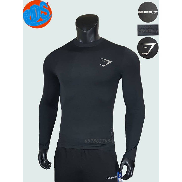 áo giữ nhiệt nam GYMSHARK, áo thun dài tay thể thao